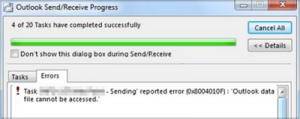 How to Fix Outlook Data File Cannot Be Accessed - Microsoft Watch