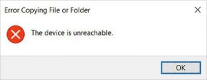 Fix 'Error copying file or folder – The device is unreachable' on ...