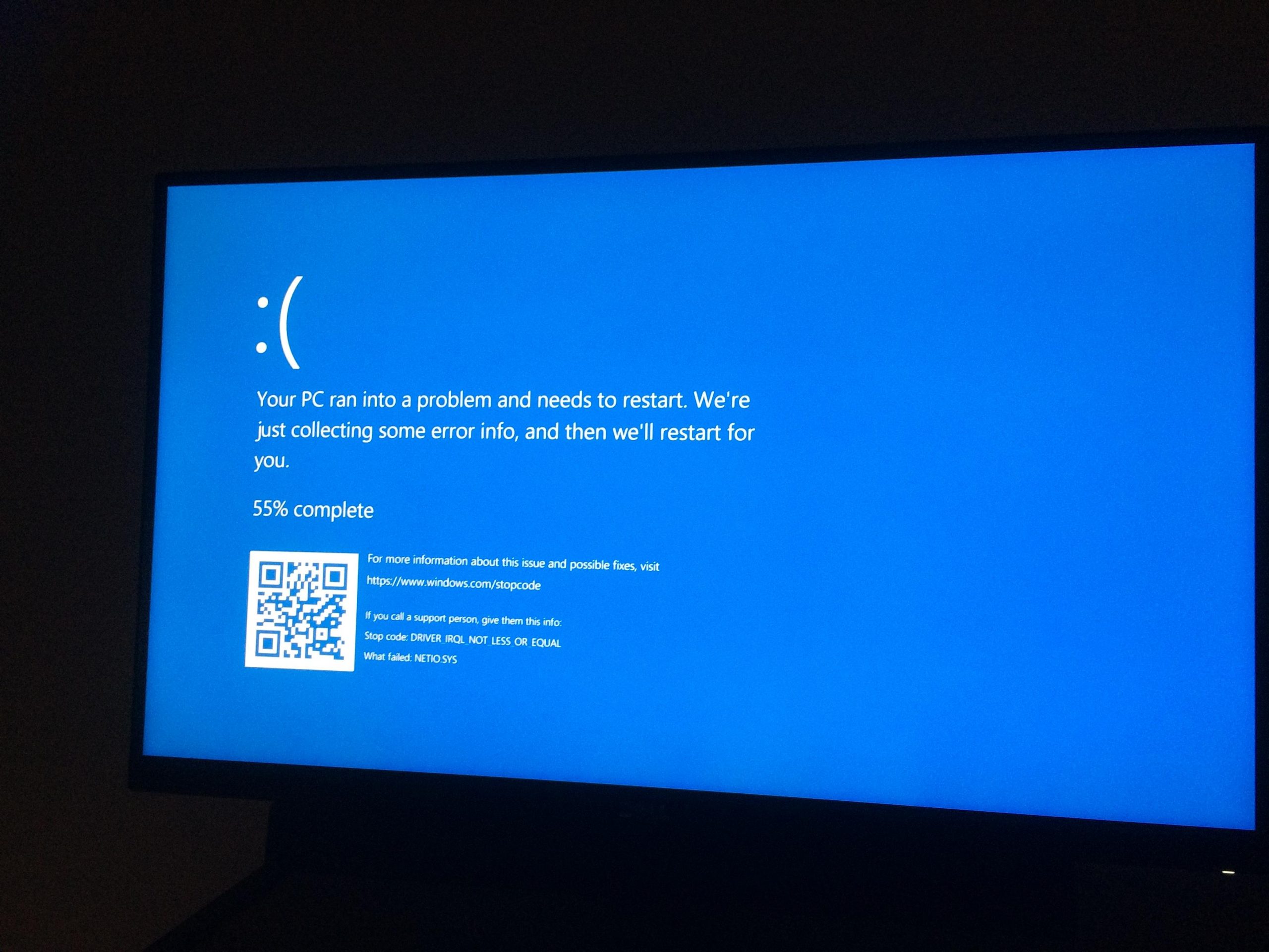 Синий экран Memory Management Windows 10. Синий экран смерти пс4. NETIO sys. Ошибка Bluescreen Windows 7 код 1049.