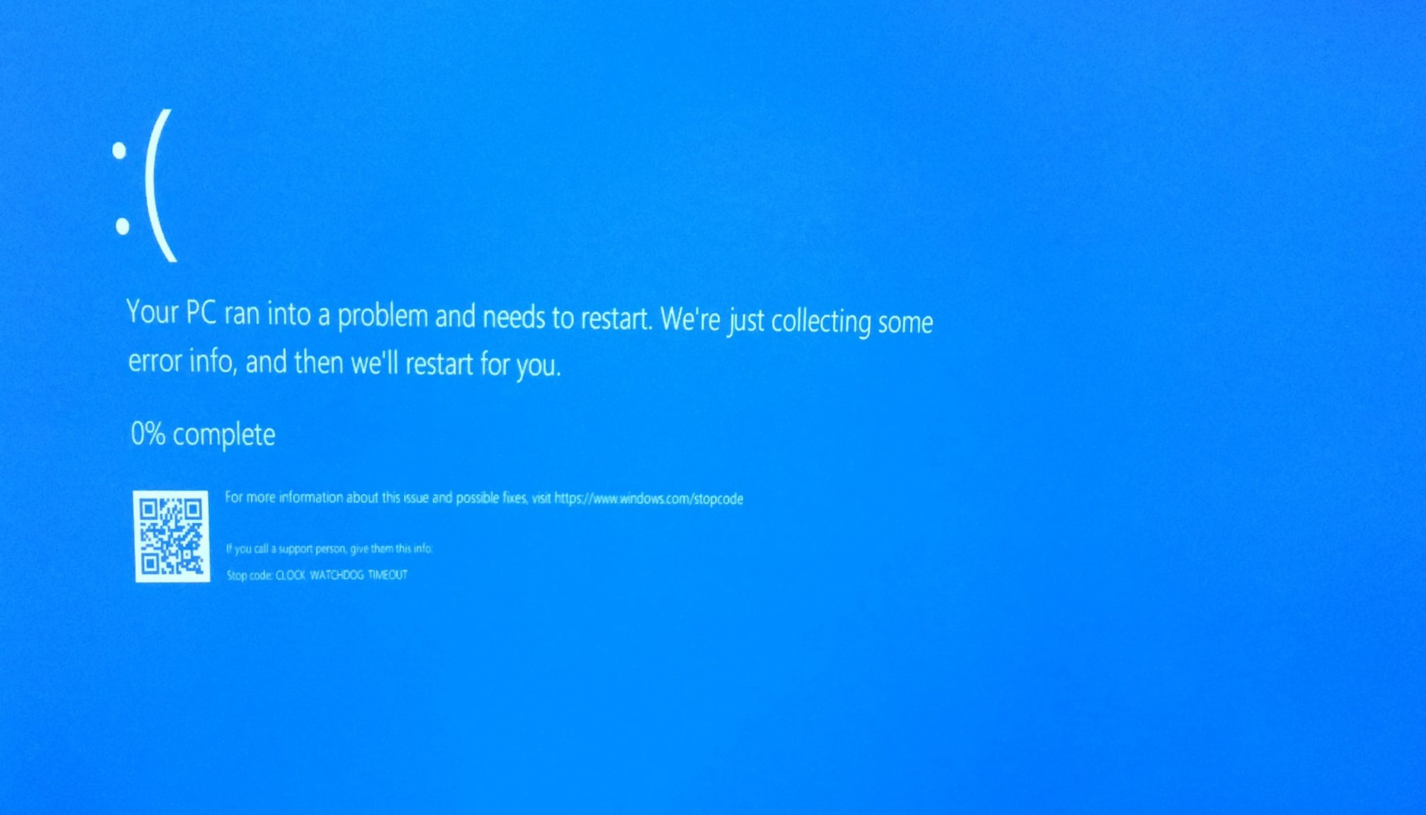 Repair CLOCK_WATCHDOG_TIMEOUT BSOD Error Microsoft Watch